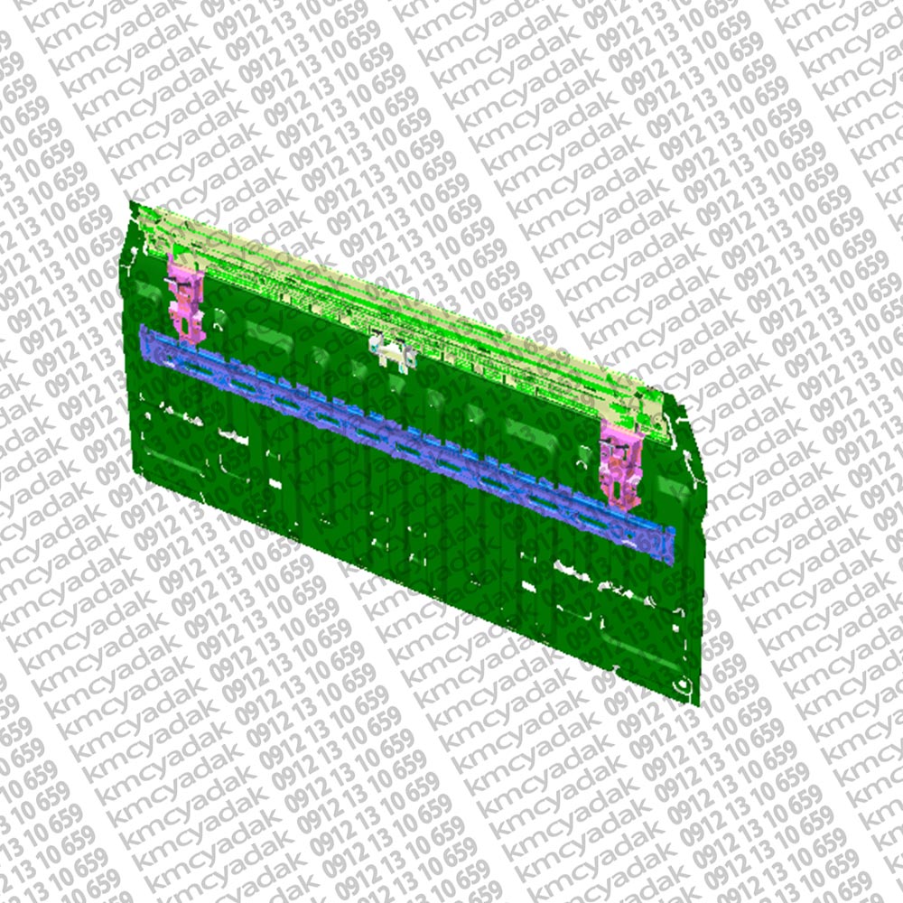 ديواره پشت اتاقT8-کی ام سی تی8