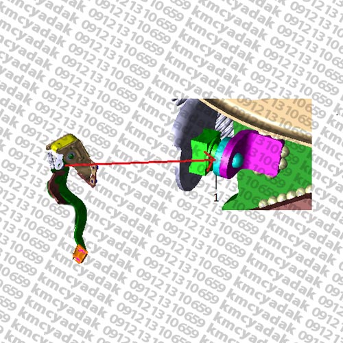 پدال ترمزT8-کی ام سی تی8