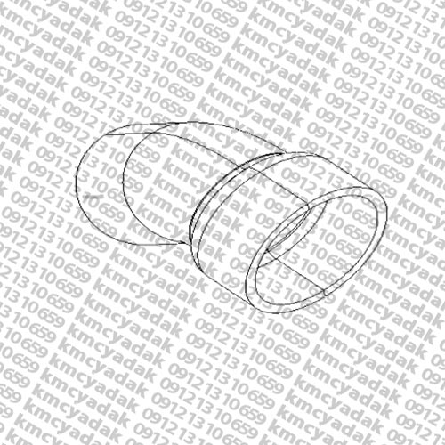 لوله خروج هواي اينتر کولر 3T8-کی ام سی تی8