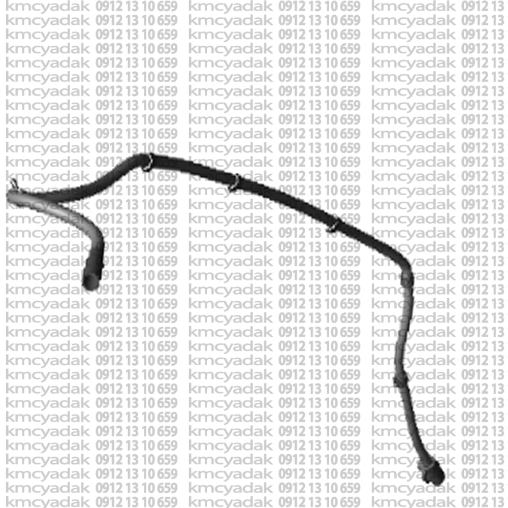 مجموعه لوله تخليه جلو چپ سانروفT9-کی ام سی تی9