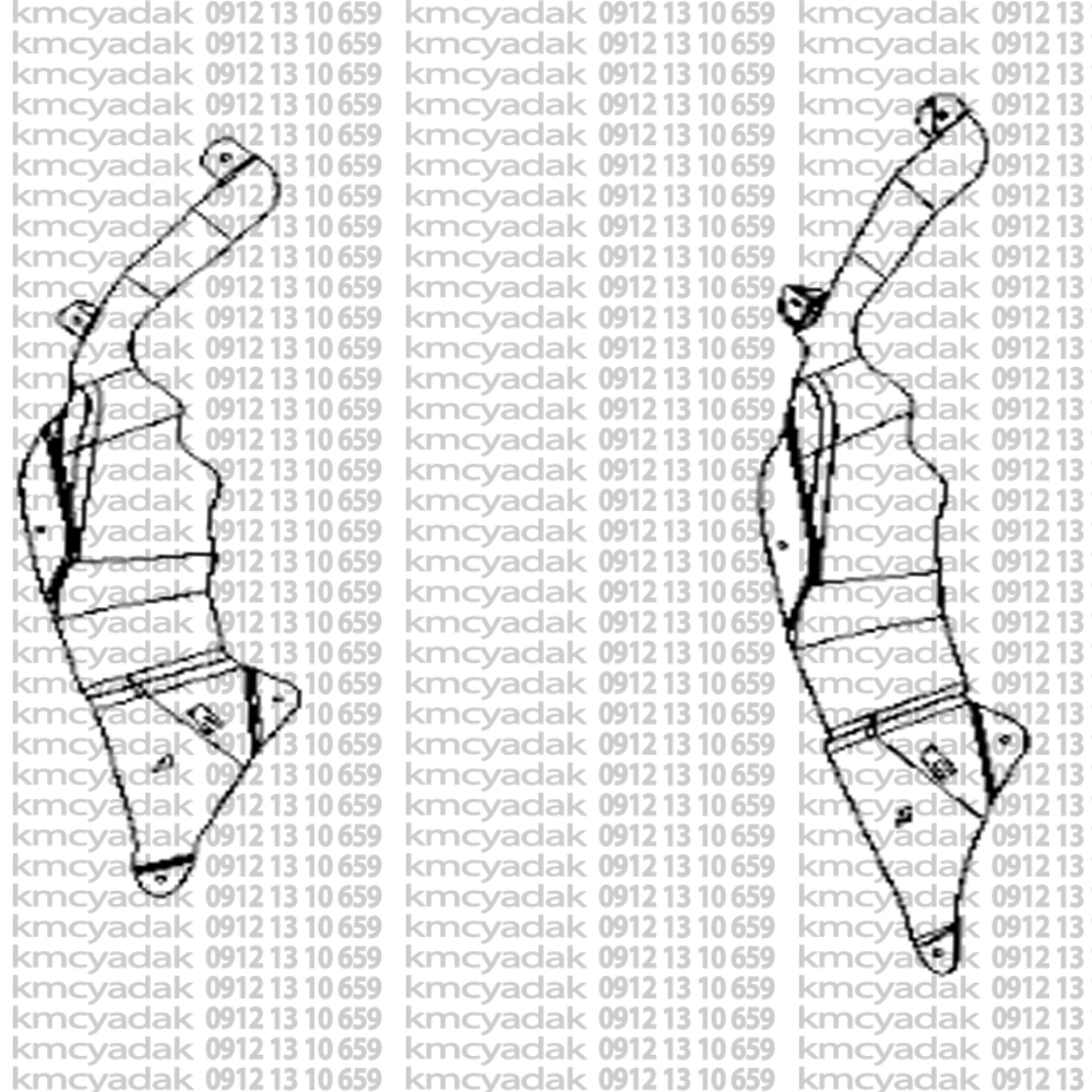 گل پخش کن عقبي چرخ جلوT8-کی ام سی تی8