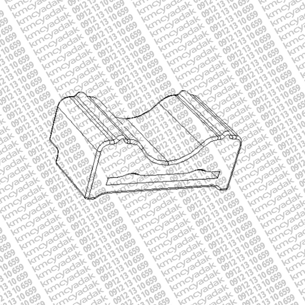 ضربه گير درب پشتT8-کی ام سی تی8