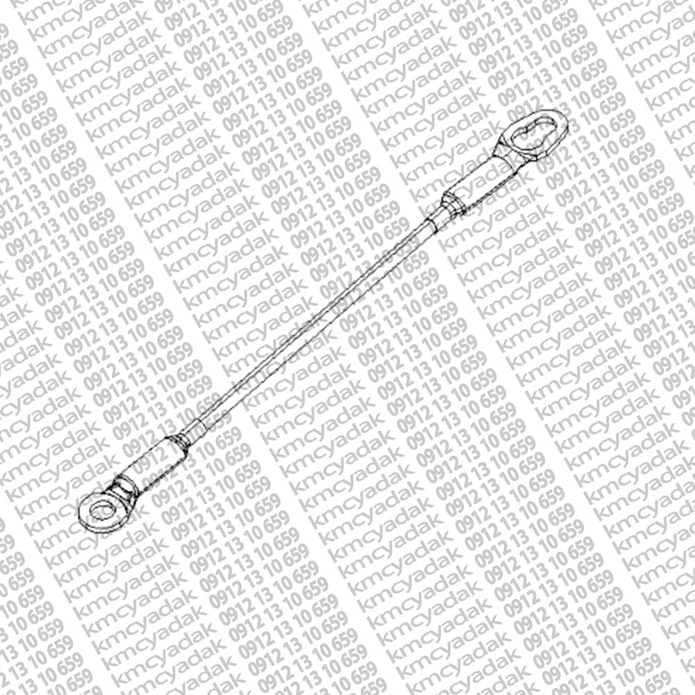 کابل نگهدارنده درب پشتT8-کی ام سی تی8