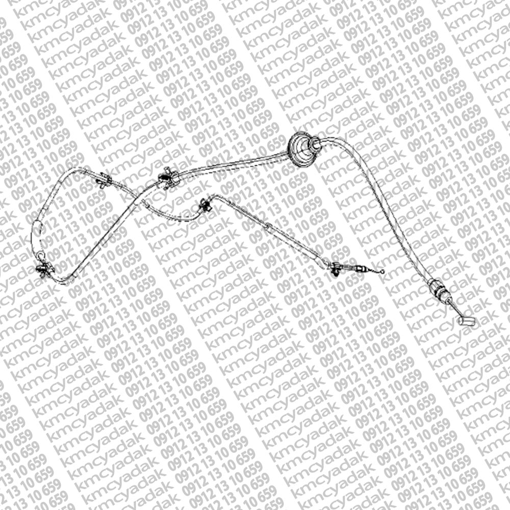 سيم باز کردن درب موتورT8-کی ام سی تی8