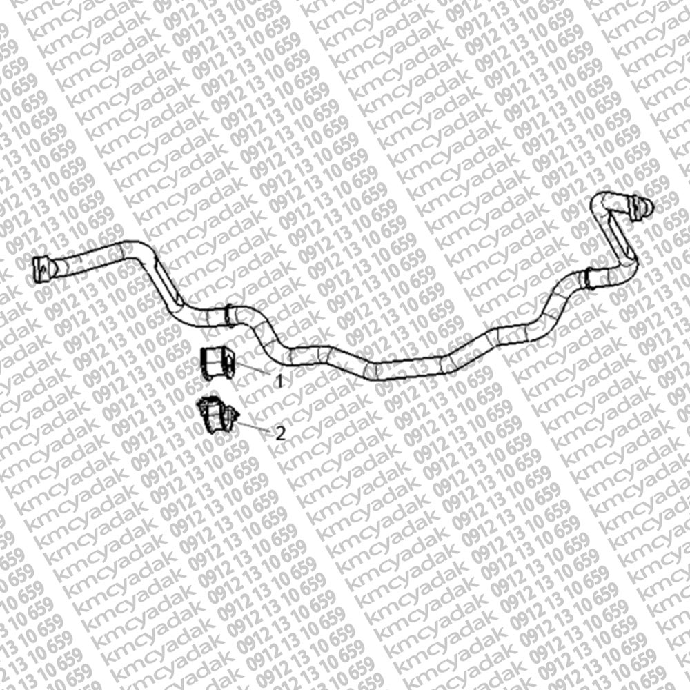 مجموعه ميل موجگير جلوT8-کی ام سی تی8